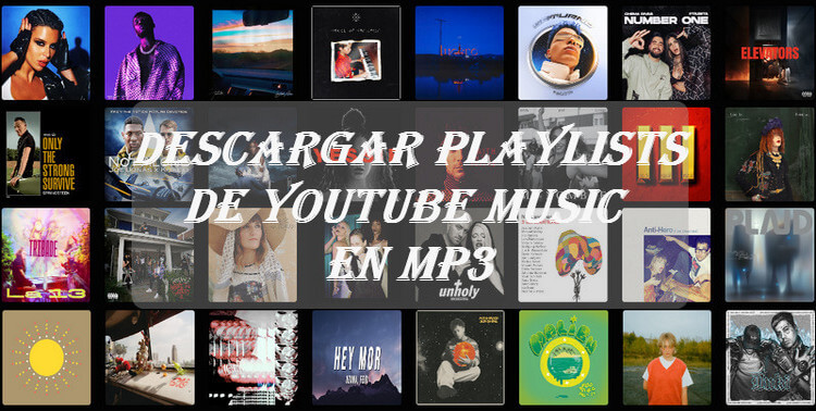 convertir YouTube Music playlists a mp3